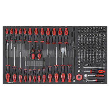 Sonic SFS Schroevendraaier en 1/4’’ set, 146-delig 114602