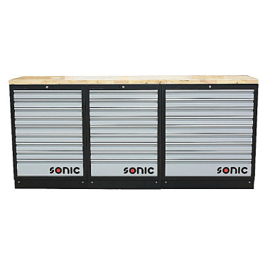 Sonic MSS 2193mm wandkast met houten bovenblad 4731508