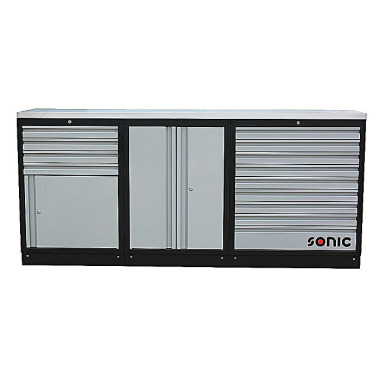 Sonic MSS 2193mm wandkast met rvs bovenblad 4731805