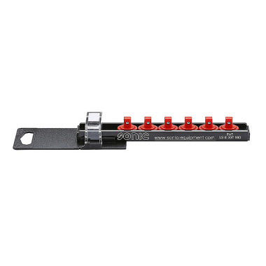 Sonic 1/4’’ doppenrail, leeg, 6 clips PR-L150206