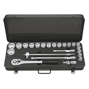 MATADOR Socket Set 12 pt. MM, 23 pcs 12,5 (1/2) 4114 9231