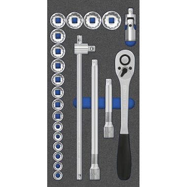 MATADOR MTS-R/V: Socket Set 12,5(1/2) 1/3: 390x193mm 8164 1402