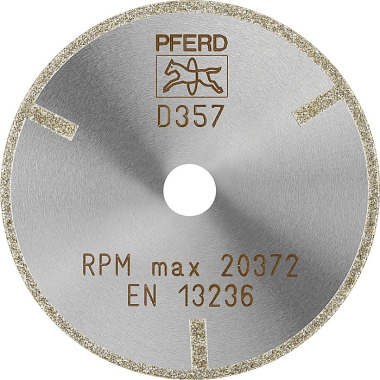 PFERD Diamantdoorslijpschijf D1A1R 75-2-10 D 357 GAG 68407103