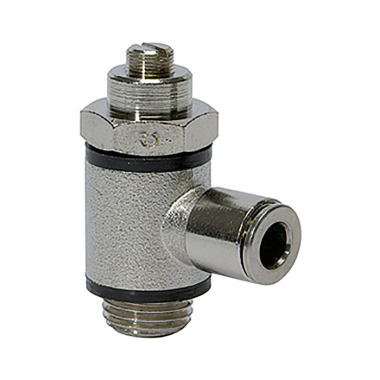 Riegler Gasklepterugslagklep, connector voor uitlaatluchtsmoring. G1/4, sleutel 6 106939