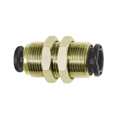 Riegler Rechte schotconnector rood. »klikklok«, M17x1,0 Ø6/10mm 108747