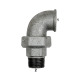 Riegler Fitting elleboog 98, IG/AG, Rp 1, R 1, zwart smeedbaar gietijzer 112938