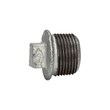 Riegler Plug 290, AG, R 1/4, zwart smeedbaar gietijzer, thermisch verzinkt 113131