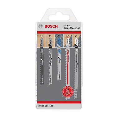 Bosch JSB, Multi Material-Pack, 15-teilig 2607011438