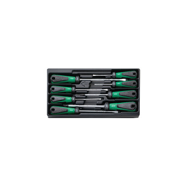 STAHLWILLE 4892 Set Of Drall Screwdrivers With 3-Component Handle 96489210