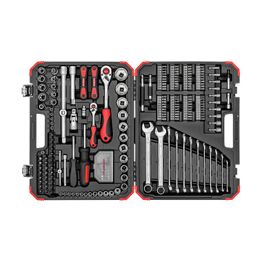 GEDORE dopsleutelset 1/4+1/2 232st rood R46003232