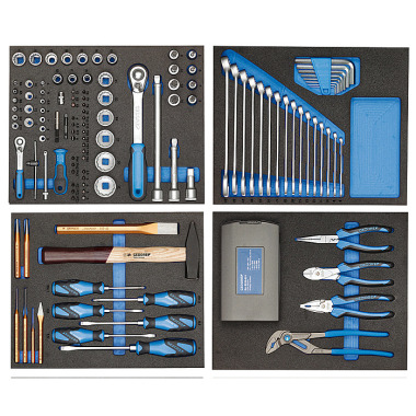 GEDORE Gereedschapsassortiment in CT-modules, 147 stuks TS-147