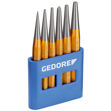 GEDORE 6-delige ponsset in PVC houder 113