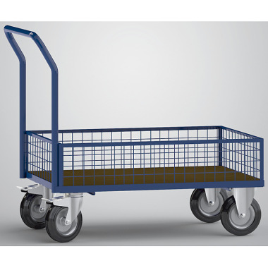 KLW Eindwandwagen met 4 zijwanden met gaas 200 mm hoog 8602-G009L-1C12