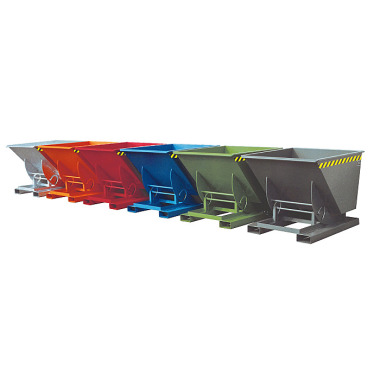 BAUER Kiepcontainer AK 100, gelakt RAL 2000 geeloranje 4462-03-0000-1