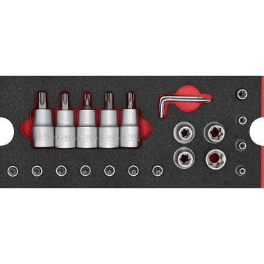 WGB Modul TX Steckschlüssel-Garnitur, 23-teilig 6320000