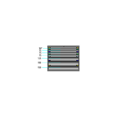 ThurMetall Ladekast (BxDxH) 1205x695x800mm KEY Lock lichtgrijs RAL 7035 84.255.020