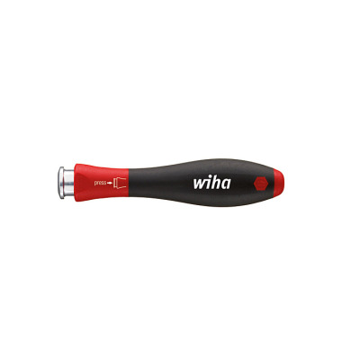 Wiha Schroevendraaierhandgreep SoftFinish-telescopic voor SYSTEM 4 wisselschacht (30373) 4,0