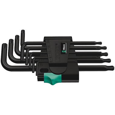 Wera 967/9 TORX 1 Winkelschlüsselsatz, BlackLaser 05024242001