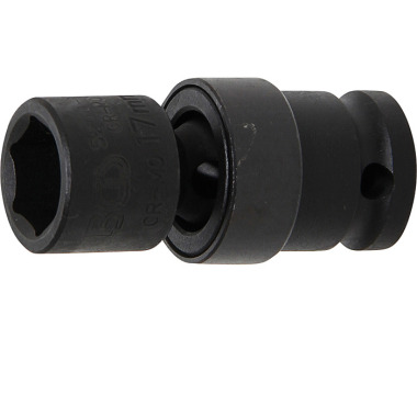 BGS Impact kogelgewricht socket | 12,5 mm (1/2”) aandrijving | 17 mm 5200-17