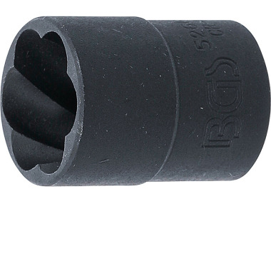 BGS Twist Socket (spiraalprofiel) / Schroefextractor | 12,5 mm (1/2”) aandrijving | 19 mm 5266-19