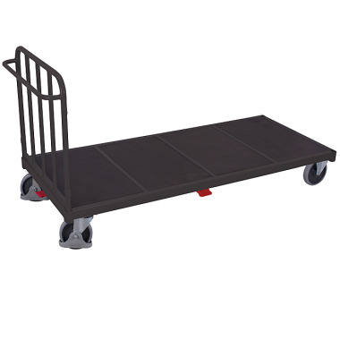 VARIOfit Eindwandwagen met verticale steunen Buitenafmetingen: 1.475 x 900 x 1.105 mm (B/D/H) sw-1312/AG