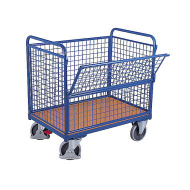 VARIOfit Trolley voor draadkisten Externe afmetingen: 1.260 x 815 x 1.095 mm (B/D/H) sw-800.404