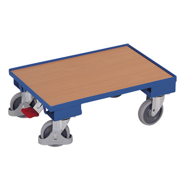 VARIOfit Euro systeem trolley met voet (rand 10 mm) Buitenafmetingen: 610 x 415 x 235 mm (B/D/H) sw-410.070