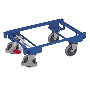 VARIOfit Euro systeem trolley met hoeksteunen Buitenafmetingen: 675 x 415 x 235 mm (B/D/H) sw-410.060