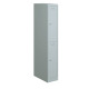 BISLEY Primary Lockers, 2 Abteile, je 1 Fach, Farbe lichtgrau PL3050S2645