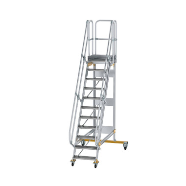 MUNK Platform stairs 60° movable step width 600 mm 11 steps 600711