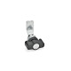 Ganter Latches, with Operating Elements, Housing Collar Black 115-KG-20-SW