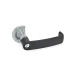 Ganter Latches with Cabinet U-Handle 119.3-DK-A3-SW