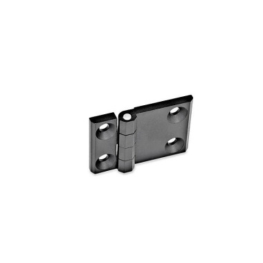 Ganter Hinges, Zinc Die Casting, Horizontally Elongated 237-ZD-63-50-A-SW