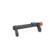 Ganter Tubular Handles, Aluminum, with Electrical Switching Function 332-300-SW-T1-2-R