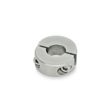 Ganter Split Shaft Collars, Stainless Steel , with Damping Washer 7072.3-65-B40-NI