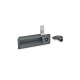 Ganter Latches with Gripping Tray, with Stainless Steel Latch Arm, Operation with Socket Key 731.5-DK-3-45-2-SG