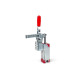 Ganter Toggle Clamps, Steel, Pneumatic, with Additional Manual Operation 862.1-230-EPVS-M