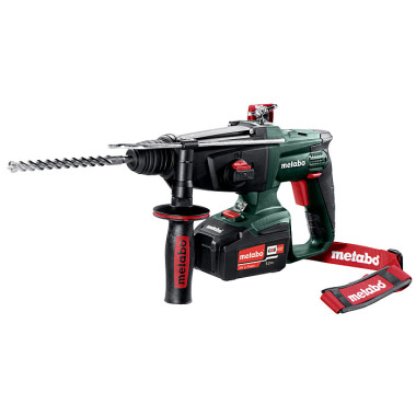 Metabo Akku-Kombihammer KHA 18 LTX (600210650) metaBOX 165 L 18V 2x5.2Ah Li-Power + ASC 55