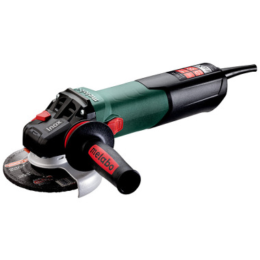 Metabo Winkelschleifer WEV 17-125 Quick Inox (600517000) mit Drehzahlregelung, Schnellspannnmutter Karton