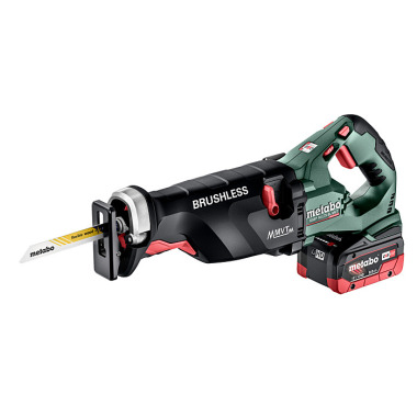 Metabo Akku-Säbelsäge SSEP 18 LTX BL MVT (602258810) metaBOX 165 L 18V 2x8Ah LiHD + ASC 145