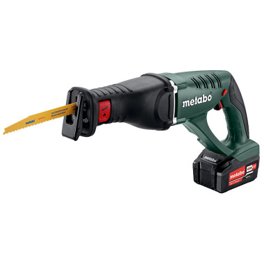 Metabo Akku-Säbelsäge ASE 18 LTX (602269610) metaBOX 145 L 18V 2x4Ah Li-Power + ASC 55