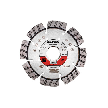 Metabo Diamanttrennscheibe 115x22,23mm, CP, Beton professional (628570000)