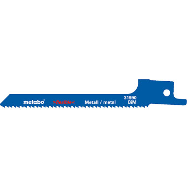 Metabo 5 Säbelsägeblätter flexible metal 100 x 0,9 mm, BiM, 1,8 mm/ 14 TPI (631990000)