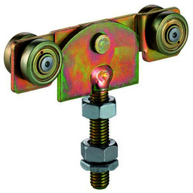 Woelm HELM 510 roller hanger M20, galvanized, yellow 051020