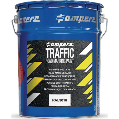 Straßenmarkierungsfarbe Traffic Road Marking Paint 5kg weiß AMPERE 10623