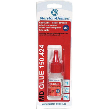 Rapidkleber MD GLUE 150.424 20g NSF P1 farblos Flasche MARSTON MGL.150.F20-BK