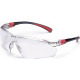 Schutzbrille 506 UP EN 166,EN 170 Bügel schwarz/rot PC UNIVET 506U030900