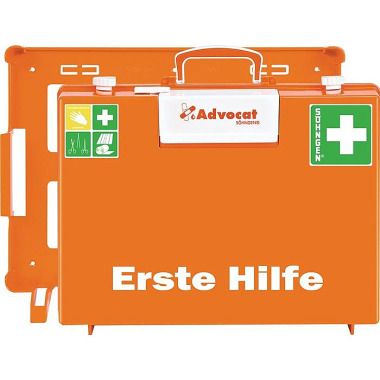 Erste Hilfe Koffer Advocat B400xH300xT150ca.mm orange SÖHNGEN 0367000