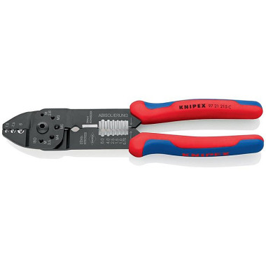 Crimpzange L.230mm 0,5- 6 (AWG 20-10) mm² KNIPEX 97 21 215 C