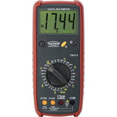 Digitalmultimeter Testboy 313 0-600 V AC,0-600 V DC RMS TESTBOY TB 313